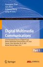 Blauer und orangefarbener Hintergrund, Titel: Digital Multimedia Communications, Springer-Logo unten.
