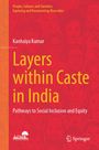 "People, Cultures and Societies"; "Kanhaiya Kumar"; "Layers within Caste in India"; Illustrationen von Gesichtern im Hintergrund.