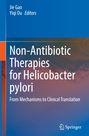 Buchtitel: "Non-Antibiotic Therapies for Helicobacter pylori". Blaue und orange Farben, Springer Logo unten rechts.