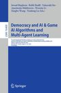 „Democracy and AI & Game AI Algorithms and Multi-Agent Learning“ oben, Springer-Logo unten.