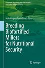 "Breeding Biofortified Millets for Nutritional Security" von Mahalingam Govindaraj. Grüner Hintergrund mit Landschaft. 