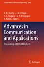 Titel: Advances in Communication and Applications. Text oben: Autoren und Herausgeber. Unten ein Springer-Logo.
