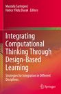 Titel: "Integrating Computational Thinking Through Design-Based Learning". Autoren: Mustafa Saritepeci, Hatice Yildiz Durak. Logo unten rechts. Hintergrund in Rot- und Orangetönen.