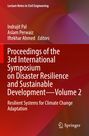 "Proceedings 3rd International Symposium on Disaster Resilience, Sustainable Development, Volume 2. Rote Hintergrundfarben."