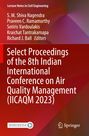 Lecture Notes in Civil Engineering. Select Proceedings of IICAQM 2023. Roter Hintergrund mit Logos von Moremedia und Springer.