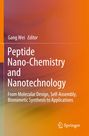 Titel: "Peptide Nano-Chemistry and Nanotechnology." Herausgeber: Gang Wei. Farbverlauf in Orange und Violett.