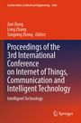 Titel: "Proceedings of the 3rd International Conference on Internet of Things, Communication and Intelligent Technology". Oben rote, unten blau-violette Farbgestaltung. Springer-Logo unten rechts.