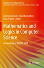 „Mathematics and Logics in Computer Science“, Herausgeber und Konferenzdetails auf orangefarbenem Hintergrund. Springer-Logo.