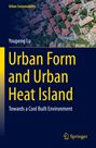 Titel: "Urban Form and Urban Heat Island". Autor: Youpeng Lu. Hintergrund: Luftaufnahme einer Stadt. Logo unten rechts.