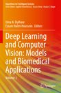 „Deep Learning and Computer Vision: Models and Biomedical Applications, Volume 2“. Orange Hintergrund, Springer-Logo.