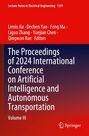 Titel: The Proceedings of 2024 International Conference on AI and Autonomous Transportation, Volume III. Rot-blauer Hintergrund.