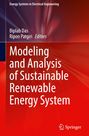 Titel: "Modeling and Analysis of Sustainable Renewable Energy System". Autoren: Biplab Das, Ripon Patgiri. Dominiert von Rot. Logo: Springer.