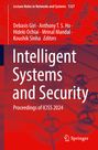 „Intelligent Systems and Security“, ICISS 2024. Autoren: Debasis Giri, Anthony T. S. Ho, Hideki Ochiai. Rotes Hintergrundbild.