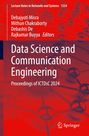 „Data Science and Communication Engineering, Proceedings of ICTDsC 2024“. Rote und blaue wissenschaftliche Illustration.