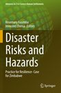 „Disaster Risks and Hazards“, Buchcover mit grünem Hintergrund und einem geometrischen Muster. Springer-Logo unten.
