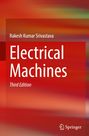 "Rakesh Kumar Srivastava, Electrical Machines, Third Edition." Hintergrund: Rot-gelber Farbverlauf. Springer-Logo unten.
