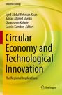 Cover: „Circular Economy and Technological Innovation“. Autoren: Syed Abdul Rehman Khan und andere. Springer-Logo.
