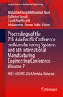 Titel: Proceedings of the 7th Asia Pacific Conference on Manufacturing Systems... Rote und lila Farbverläufe im Hintergrund.