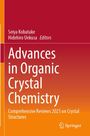 „Advances in Organic Crystal Chemistry“, umfassende Reviews 2025, orange-roter Hintergrund, Springer-Logo.
