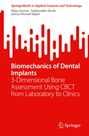 "Biomechanics of Dental Implants" in Weiß auf rotem Hintergrund; abstraktes Muster, Springer-Logo unten rechts.
