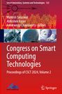 Titel: "Congress on Smart Computing Technologies". Herausgeber: Mukesh Saraswat, Abhishek Rajan. Illustrationen von Technologie.