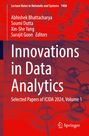 Text: "Innovations in Data Analytics. Selected Papers of ICIDA 2024, Volume 1. Springer Logo." Hintergrund: Abstrakte Netzwerke.