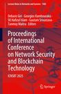 "Proceedings of International Conference on Network Security and Blockchain Technology, ICNSBT 2025." Rotes, technisches Hintergrundmuster.
