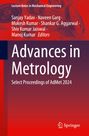 "Advances in Metrology" steht in großer Schrift über technische Diagramme und Zahnräder. Unten rechts ist das Springer-Logo.