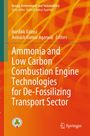 „Ammonia and Low Carbon Combustion Engine Technologies for De-Fossilizing Transport Sector“ auf orange Hintergrund. Springer-Logo.