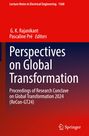 "Perspectives on Global Transformation" in großen Buchstaben. Roter und blauer Hintergrund, rechts unten Springer-Logo.