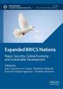 "Expanded BRICS Nations: Peace, Security, Global Economy and Sustainable Development." Eine weiße Taube fliegt.