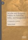 „Secular and Religious Politics in Pakistan, India, and Bangladesh“ von Nadeem Malik. Braunes Design, links ein Logo.