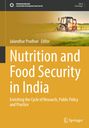 Titel: "Nutrition and Food Security in India". Herausgeber: Jalandhar Pradhan. Traktor auf Feld im Hintergrund. Logo: Springer.