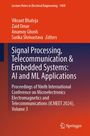 Buchtitel: "Signal Processing, Telecommunication & Embedded Systems: AI and ML Applications", roter und dunkelblauer Hintergrund.