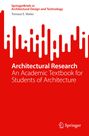 Titel: "Architectural Research: An Academic Textbook for Students of Architecture" von Tomasz E. Malec. Rotes Cover mit weißem Text. Unten rechts: Springer-Logo.