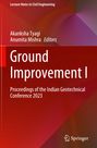 "Ground Improvement I" steht in großen Buchstaben. Unten: "Proceedings of the Indian Geotechnical Conference 2023". Rotes Design.
