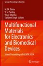 "Multifunctional Materials for Electronics and Biomedical Devices", Springer, Autoren: M. M. Sinha, V. S. Pandey, u.a.