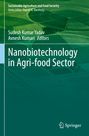 "Nanobiotechnology in Agri-food Sector", grüne Buchhintergrund, Felder aus der Luftansicht.