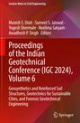 "Proceedings of the Indian Geotechnical Conference (IGC 2024), Volume 6" steht zentral auf einem roten Hintergrund.