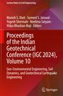 "Proceedings of the Indian Geotechnical Conference (IGC 2024), Volume 10" auf rotem Hintergrund mit Springer-Logo.