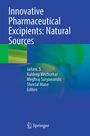 „Innovative Pharmaceutical Excipients: Natural Sources“, Herausgeber: Jailani S, Kuldeep Vinchurkar, Meghraj Suryawanshi, Sheetal Mane. Unten links das Springer-Logo.