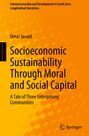 Titel: "Socioeconomic Sustainability Through Moral and Social Capital" von Omar Javaid. Gelber Hintergrund, Springer-Logo.