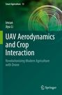 "UAV Aerodynamics and Crop Interaction" von Imran und Jiyu Li. Grüner Hintergrund mit stilisierten Blättern.