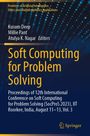"Soft Computing for Problem Solving" auf blauem Hintergrund, darunter Springer-Logo in Gelb.