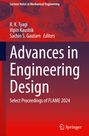 "Advances in Engineering Design" ist der Titel. Oben sind Zahnräder und technische Zeichnungen. Unten ein Springer-Logo.
