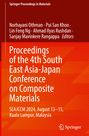 "Proceedings of the 4th South East Asia-Japan Conference on Composite Materials, August 13–15, Kuala Lumpur, Malaysia." Orange Hintergrund.