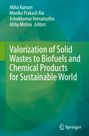 Titel: "Valorization of Solid Wastes to Biofuels and Chemical Products for Sustainable World". Grüntöne als Hintergrund.