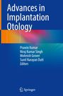 „Advances in Implantation Otology“ in großer Schrift. Darunter Namen der Editoren. Bunter Hintergrund mit Springer-Logo.