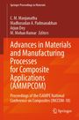 Titel: "Advances in Materials and Manufacturing." Orange Hintergrund mit Autoren und Springer-Logo unten rechts.