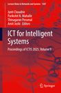 Buchcover: Titel "ICT for Intelligent Systems", Herausgeber: Jyoti Choudrie und andere, Hintergrund: Netzwerkgrafik.